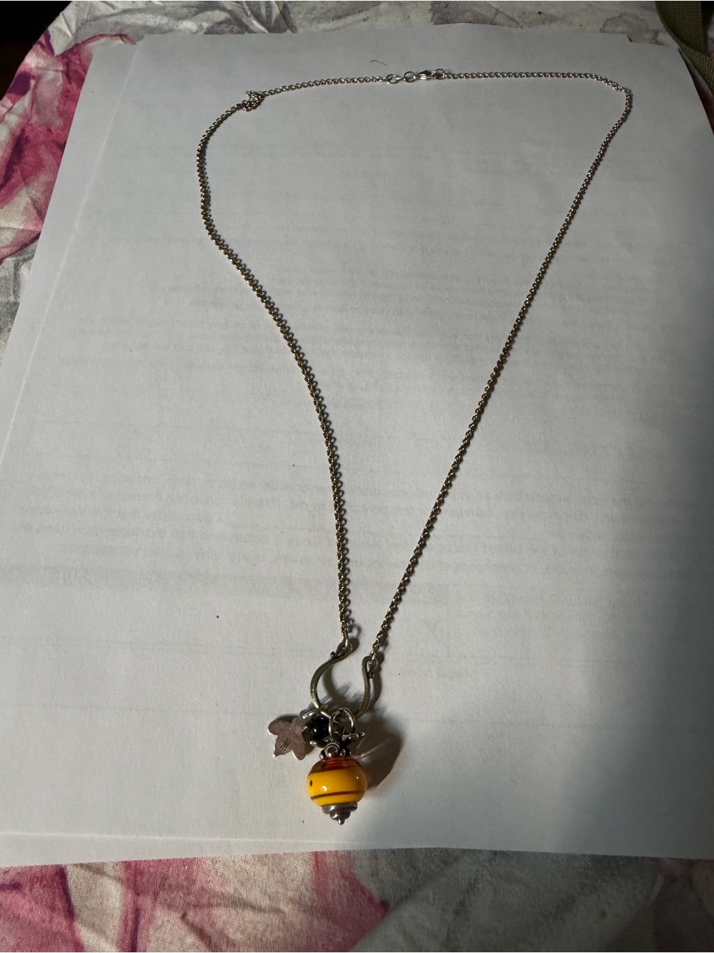 James Avery Retired Silver Finial Original Release Honey Bee Glass Art